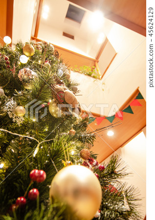 聖誕樹在門廳裡 45624129
