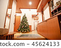 在一個大入口的大聖誕樹 45624133