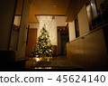 在一個大入口的大聖誕樹 45624140