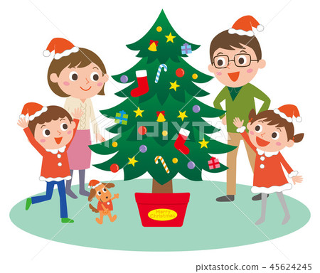 Christmas family tree Christmas family tree 45624245