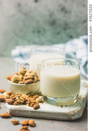Vegan milk from nuts Vegan milk from nuts 45625820