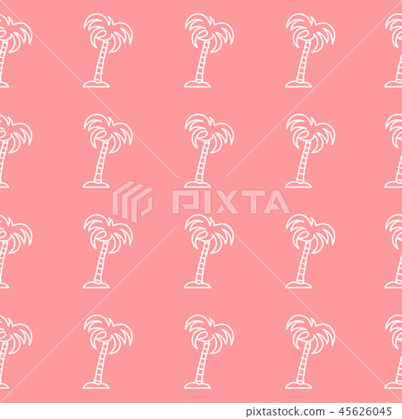 Seamless pattern with palm trees Seamless pattern with palm trees 45626045