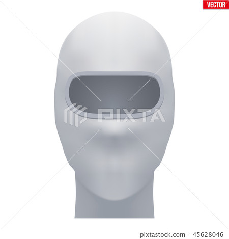 Black Balaclava SKI mask stock vector. Illustration of convict