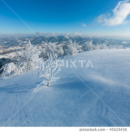 Winter mountain snowy landscape 45628438