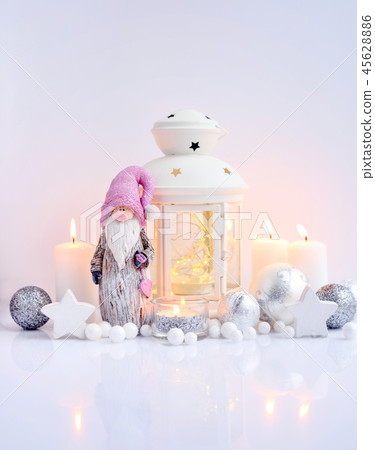 Christmas or New Year greeting card Christmas or New Year greeting card 45628886