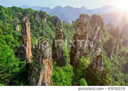 Zhangjiajie mountains, China Zhangjiajie mountains, China 45630219