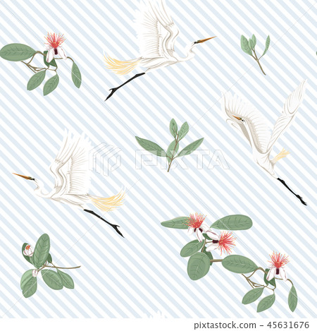 Seamless pattern, background with flowers. 45631676