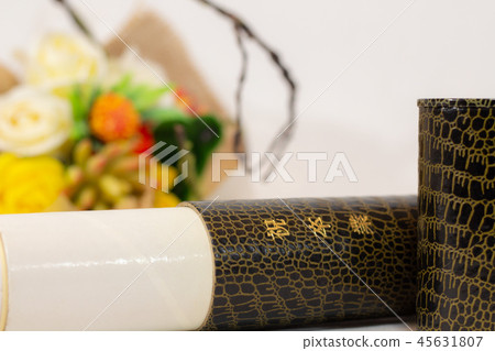 畢業管和插花畢業圖像 45631807