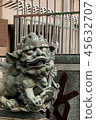 佛寺中的石獅子 45632707