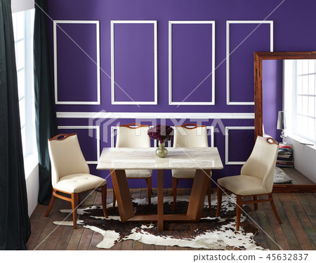 餐廳配有大理石餐桌 45632837