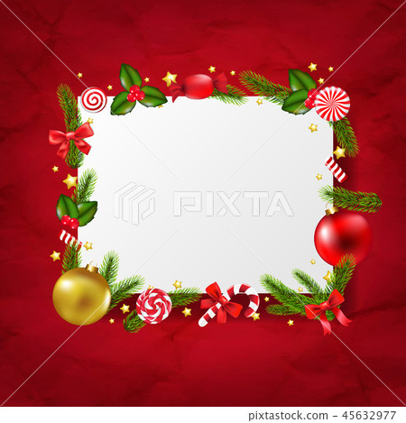 Merry Christmas Postcard 45632977