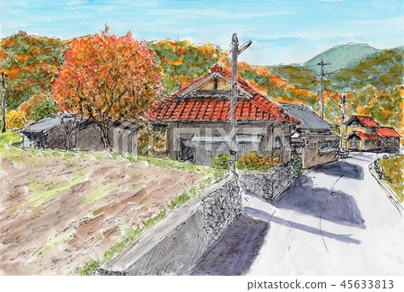 Satoyama in late autumn 45633813