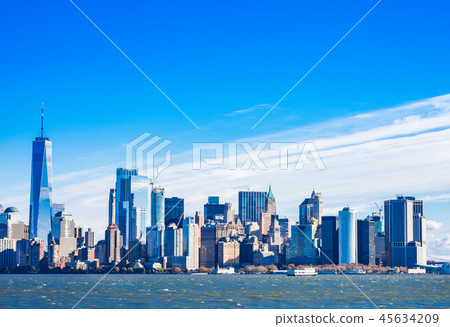 The skyscraper of New York Manhattan The skyscraper of New York Manhattan 45634209