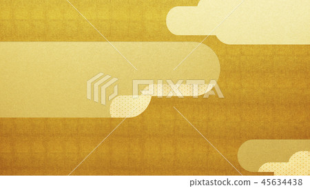 Japanese-Japanese pattern-Japanese style-Background-Gold leaf-Cloud-Haze-Wave Japanese-Japanese pattern-Japanese style-Background-Gold leaf-Cloud-Haze-Wave 45634438