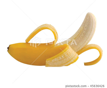 realistic illustration bananas,  vector  45636426