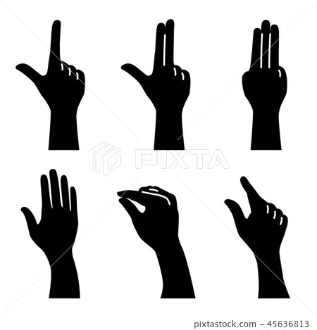 Hand gesture Hand gesture 45636813