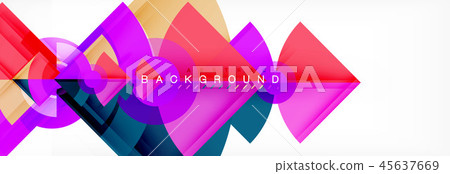 Modern geometric abstract background 45637669