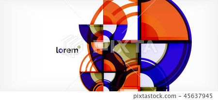 Modern geometric abstract background Modern geometric abstract background 45637945