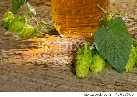 Beer glass and raw material for beer production Beer glass and raw material for beer production 45638500