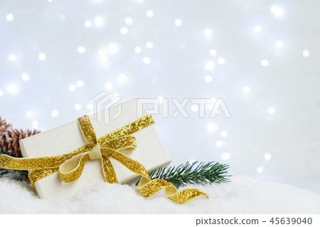 White christmas with snow White christmas with snow 45639040