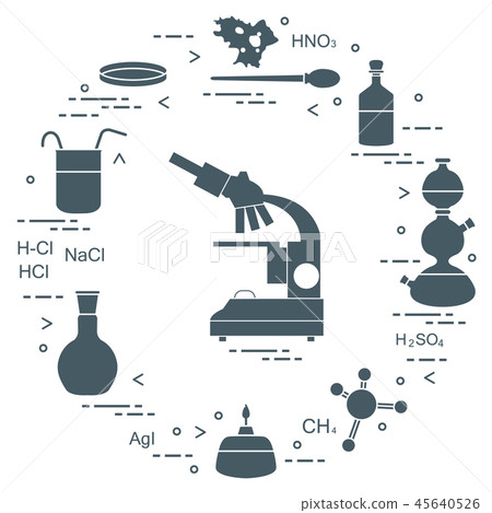 Chemistry scientific, education elements Chemistry scientific, education elements 45640526