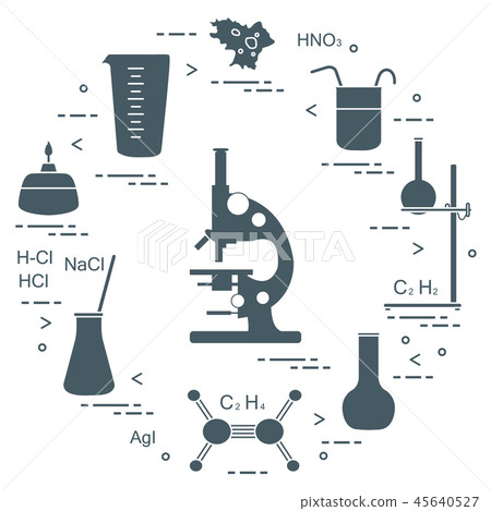 Chemistry scientific, education elements Chemistry scientific, education elements 45640527