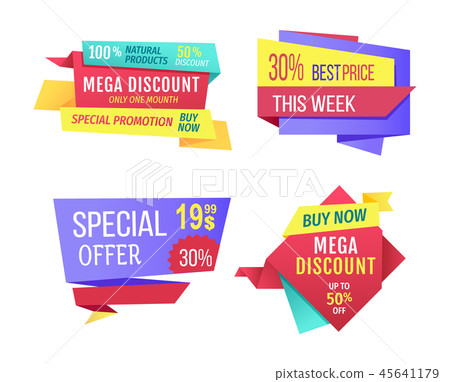 Exclusive Product Discount Vector Illustration Exclusive Product Discount Vector Illustration 45641179