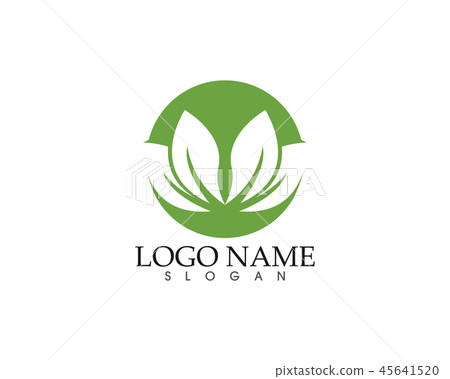 Ecology vector icon logo and symbol  template 45641520