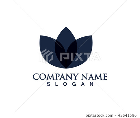 leaf green nature logo and symbol template Vector 45641586