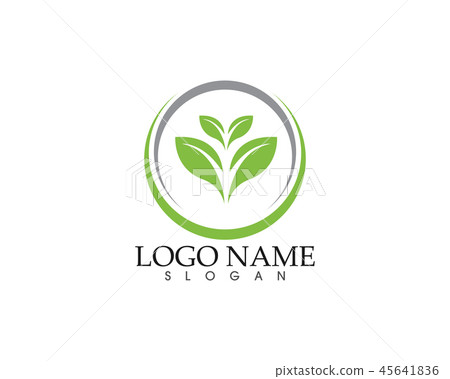 Ecology vector icon logo and symbol  template 45641836