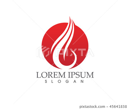Fire flame nature logo and symbols icons template 45641838