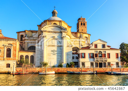 San Geremia Church in the canal of Venice, Italy 45642867