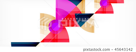 Modern geometric abstract background 45643142