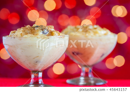 Colombian dessert called arroz de leche Colombian dessert called arroz de leche 45643157