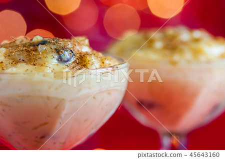 Colombian dessert called arroz de leche Colombian dessert called arroz de leche 45643160