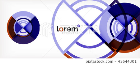 Modern geometric abstract background 45644301