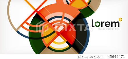 Vector abstract colorful circles background Vector abstract colorful circles background 45644471