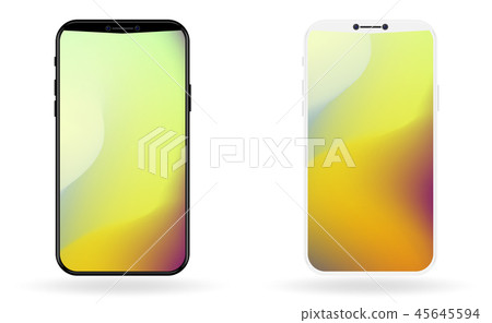 New vector mobile smartphone mockup template New vector mobile smartphone mockup template 45645594