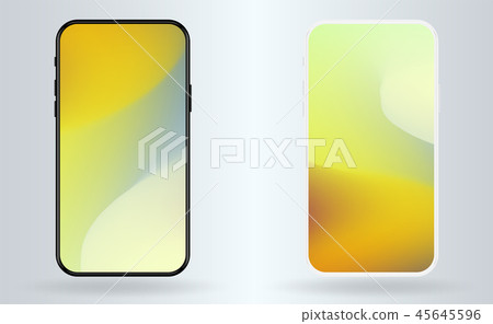 New vector mobile smartphone mockup template New vector mobile smartphone mockup template 45645596