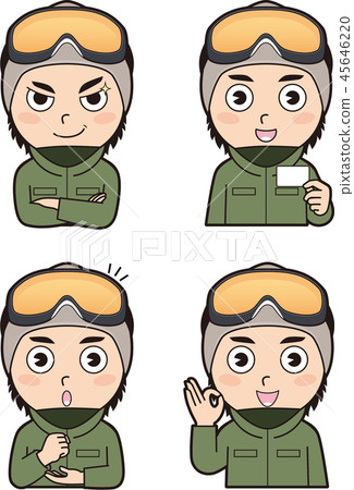 Male snowboarder 6 45646220