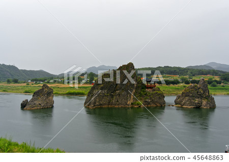 Sobaek mountain scenery in late spring 45648863