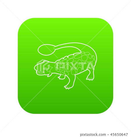 Scolosaurus icon green vector Scolosaurus icon green vector 45650647