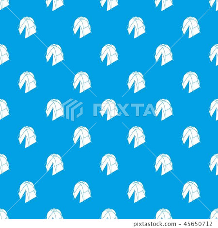 Flower tent pattern vector seamless blue Flower tent pattern vector seamless blue 45650712