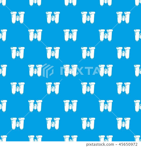 Binoculars explorer pattern vector seamless blue - Stock Illustration ...