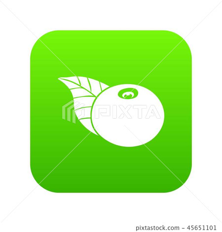 Bearberry icon green vector 45651101