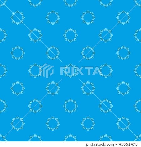 Little drums pattern vector seamless blue Little drums pattern vector seamless blue 45651473
