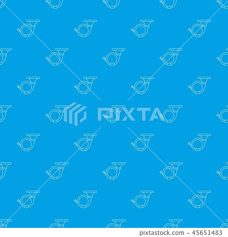 Cornet pattern vector seamless blue Cornet pattern vector seamless blue 45651483