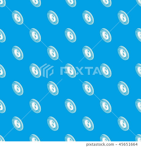 Flower clothes button pattern vector seamless blue - Stock Illustration ...