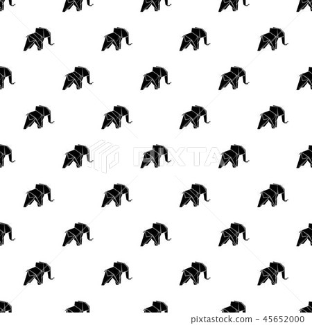 Origami elephant pattern vector seamless 45652000