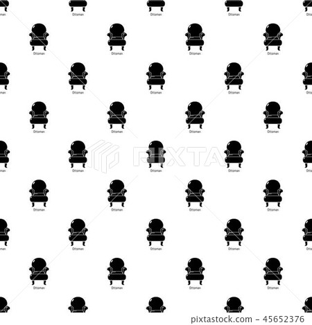 Vintage armchair pattern vector seamless Vintage armchair pattern vector seamless 45652376
